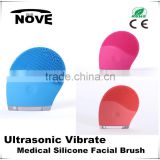 2016 Household Cleansing Facial Skin Scrub Brush Face Massager Wave Facial Machine for sale