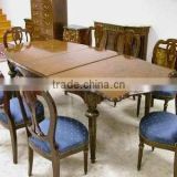Dining room set antique furniture reproductions dining table and dining chairs