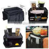 5 Pockets Sofa Chair Settee Couch Table Top Arm Rest Organizer Tray Storage Bag thumbnail-1