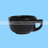 Retro Black Ceramic Porcelain Shaving Mug thumbnail-1
