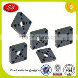 Custom Aluminum CNC Milling Black Anodized Cage Adapter Plate thumbnail-1