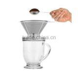 Cone Coffee Filter,Stainless Steel Coffee Filter and Coffee Scoop Sign in thumbnail-3