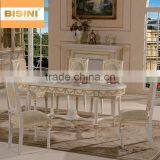 Bisini Luxury European Style Oval Shape Wooden Dining Table thumbnail-1
