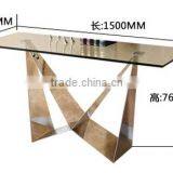 Hot Sale Elegant Style Console Table With Stainless Steel Base For Home Use thumbnail-3