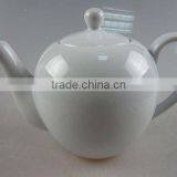 Stock White Porcelain Tea Coffee Pot thumbnail-1
