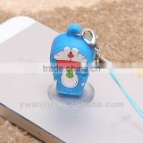 Supply creative cartoon cat mobile phone chain & dust plug & mobile phone holder