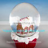 Beautiful 3D Snow Resin House With Red Base Christmas Gifts Snow Globe Diameter 65mm thumbnail-5