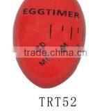 Different Colors Plastic Egg Shape Mechanical Timer/Countdown Kitchen Timer thumbnail-1