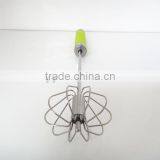 RH-W1 Stainless Steel Automatic Kitchen Rotating Egg Whisk Egg Beater thumbnail-3