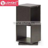 Creative Design Free Rotating Kids Bookshelf Different Tier Book Display Living Room Wood Bookcase thumbnail-4