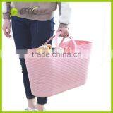 Eco-friendly Soft PE Laundry Basket Handle Plastic Sundries Storage Basket thumbnail-1