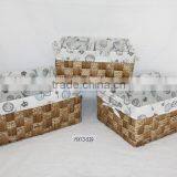 Fashion Beautiful Storage Basket/Set of 3 Wholesale thumbnail-1