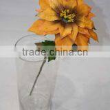 Single Christmas Flower With Gold Color thumbnail-1