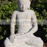 Carved Stone Garden Fengshui Product Life Size Marble Granite Buddha Statues