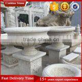 Natural Yellow Granite Flower Pot For Garden Decoration thumbnail-4