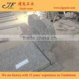 Exquisite Grey Double Heart Granite Headstone Designs thumbnail-6