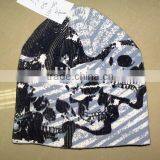 Knitted Beanie With Print thumbnail-1