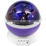 Moon and Star Projection Lamp - Color Changing Cosmos Star Projection for Starry Night Light in Children's Room With USB Cable thumbnail-1