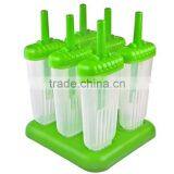 Food Grade BPA Free Plastic Reusable Popsicle Mold , Ice Cream Mould , Ice Pop Molds for Kids thumbnail-1