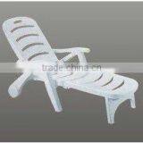 Garden Chair and Tableadjustable Back-foldable White Outdoor Chair thumbnail-1
