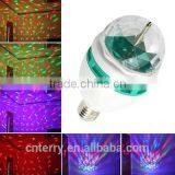 Newly Launched Auto Mini Party Light Stage Lighting LED Bulbs E27 B22 3W Bulb Full Color RGB LED Plastic Rotating Lamp thumbnail-2