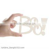 DIY Art Crafts Wood Laser Cut Letter Boo Cutout for Wall thumbnail-3