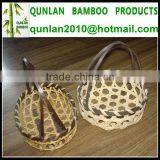 Handmade Bamboo Flower Basket thumbnail-1