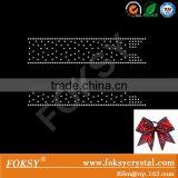 Customized Cheer Bow Strip Pattern Bling Design Rhinestone Iron on Transfer Designs thumbnail-2