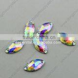 Crystal Flat Back Sew-on Mirror Glass Rhinestone for Clothes thumbnail-1