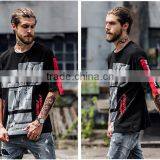 OEM Fashion Men Short Sleeve 200g 100% Cotton Round Neck Breathable Screen Print Custom Tshirt thumbnail-5