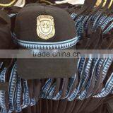 Navy Blue Cap With Embroidery Badge and Webbing ,official Baseball Cap thumbnail-1