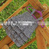 Latest Newborn Baby Clothes Outfits Baby Girls Summer Gingham Ruffle Dresses With Underwear Set Clothes Outfits thumbnail-2