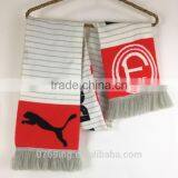 Football Culb Knitting Scarf Sports Logo Knitted Scarf Patterns thumbnail-1