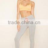 Hot Sale China Women Clothing Custom Yoga Fashion Elastic Plain Skinny Zip Leggings thumbnail-1