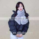 2016 New Style Fox Scarves Warm Plush Scarf Women Pareo Thicken Solid Fur Collar Rabbit's Hair Scarf thumbnail-2