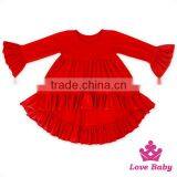 Long Sleeve Ruffle Clothing Set Cotton & Polyester Girls Winter Outfit With Neckerchief Newborn Baby Clothing Wholesale thumbnail-5