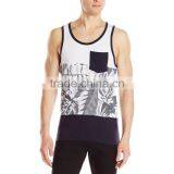 Design Custom Screen Printing 100 Cotton Bulk Wholesale Stringer Tank Top For Men thumbnail-5