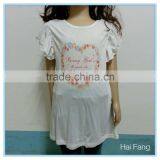 Children Girls Printting Bubble Sleeve t Shirt, Girl t Shirts Printed Designs, Fancy Girl Short Sleeve t Shirt thumbnail-1