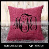 Wholesale Monogrammed Linen Pillow Case thumbnail-1