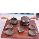 Unique Chinese Handmade Tea Set Tea Cup With Short Handle Tea Pot thumbnail-1