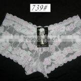 Ladies Sexy White Lace Panty 0739#. thumbnail-1