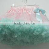 Pink Turquoise Baby Girl Fluffy Pettiskirts Girl's Tutu Skirts thumbnail-1
