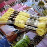 Wholesale Dmc Cotton Thread 12 Pieces Embroidery Floss 100% Egyptian Cotton Cross Stitch Thread thumbnail-1