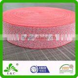 Custom Color Gold Silver Yarn Metallic Lurex Elastic Webbing thumbnail-4