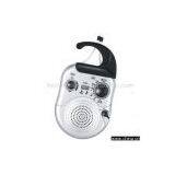 AM / FM Shower Radio with Clock and Hook