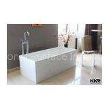 Sanitary Ware Solid Surface Bathtub , Freestanding Acrylic Bathtub