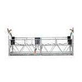 1000kg Safe Swing Stage Scaffold ZLP1000 With Hoist 2.2kw 3 Sections*2.5m