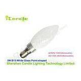 Shatterproof Warm White 360 LED Bulb Light 3watt SMD5630 , LED Candle Bulbs Dimmable thumbnail-1