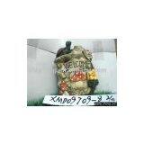 Ceramic Turtle and Stone thumbnail-1