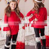 New Fashion Long Sleeve Lace Arms Girls Top Designs Latest Tops for Girls thumbnail-1